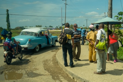 Ludzie na ulicy na Kubie